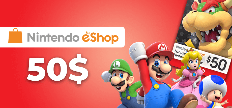 Nintendo Eshop Prepaid Card 50$